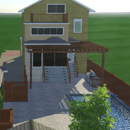 3d modeling of a house