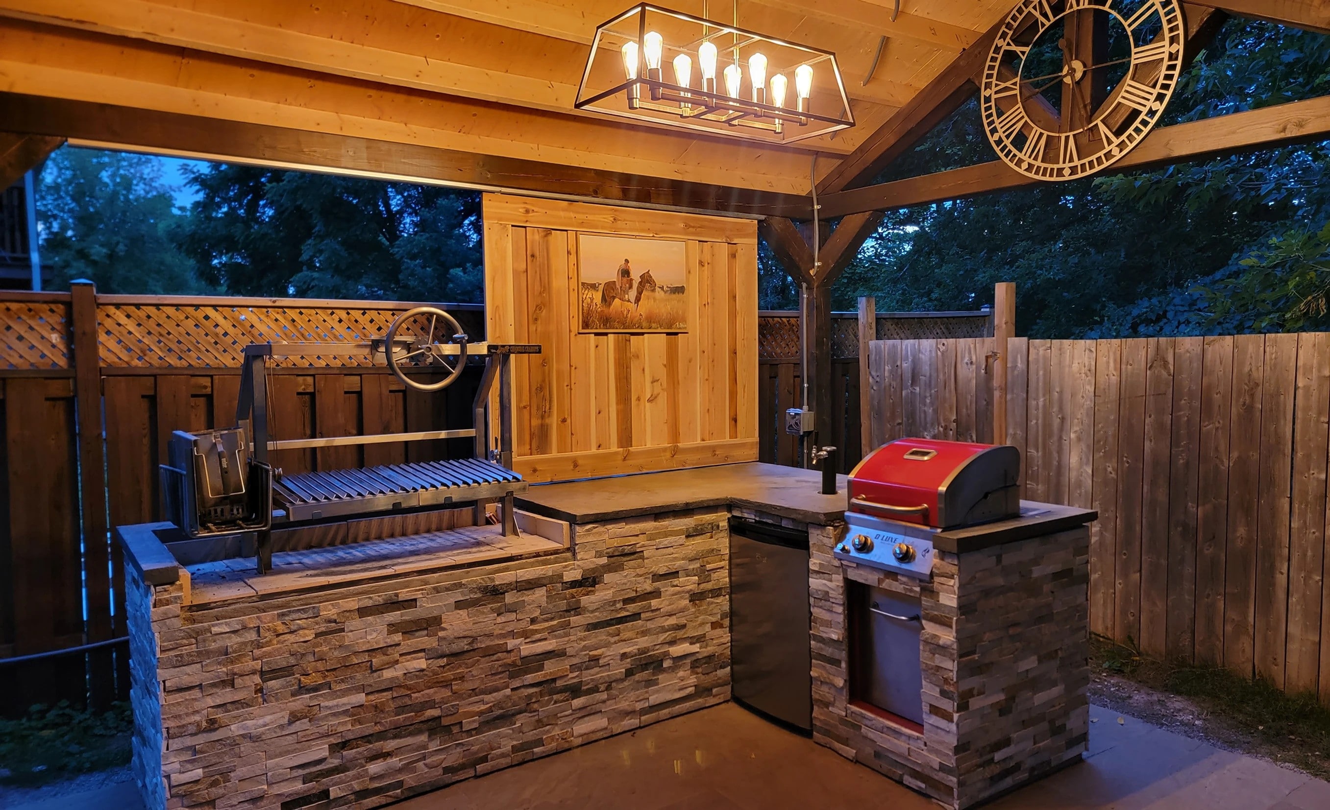 Outdoor kitchen